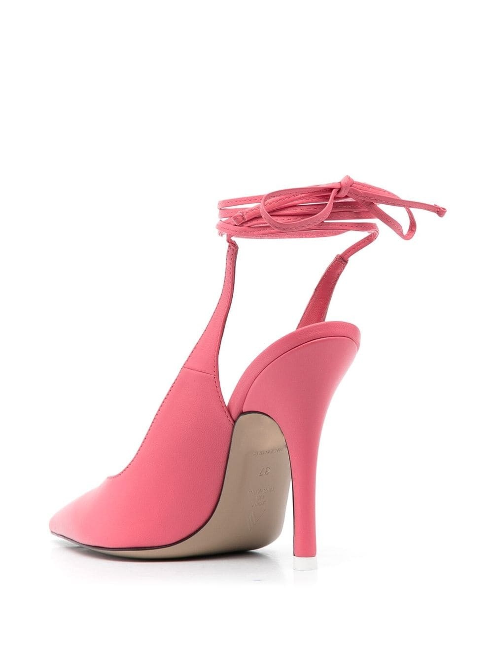 strap-detail pointed-toe pumps - 3