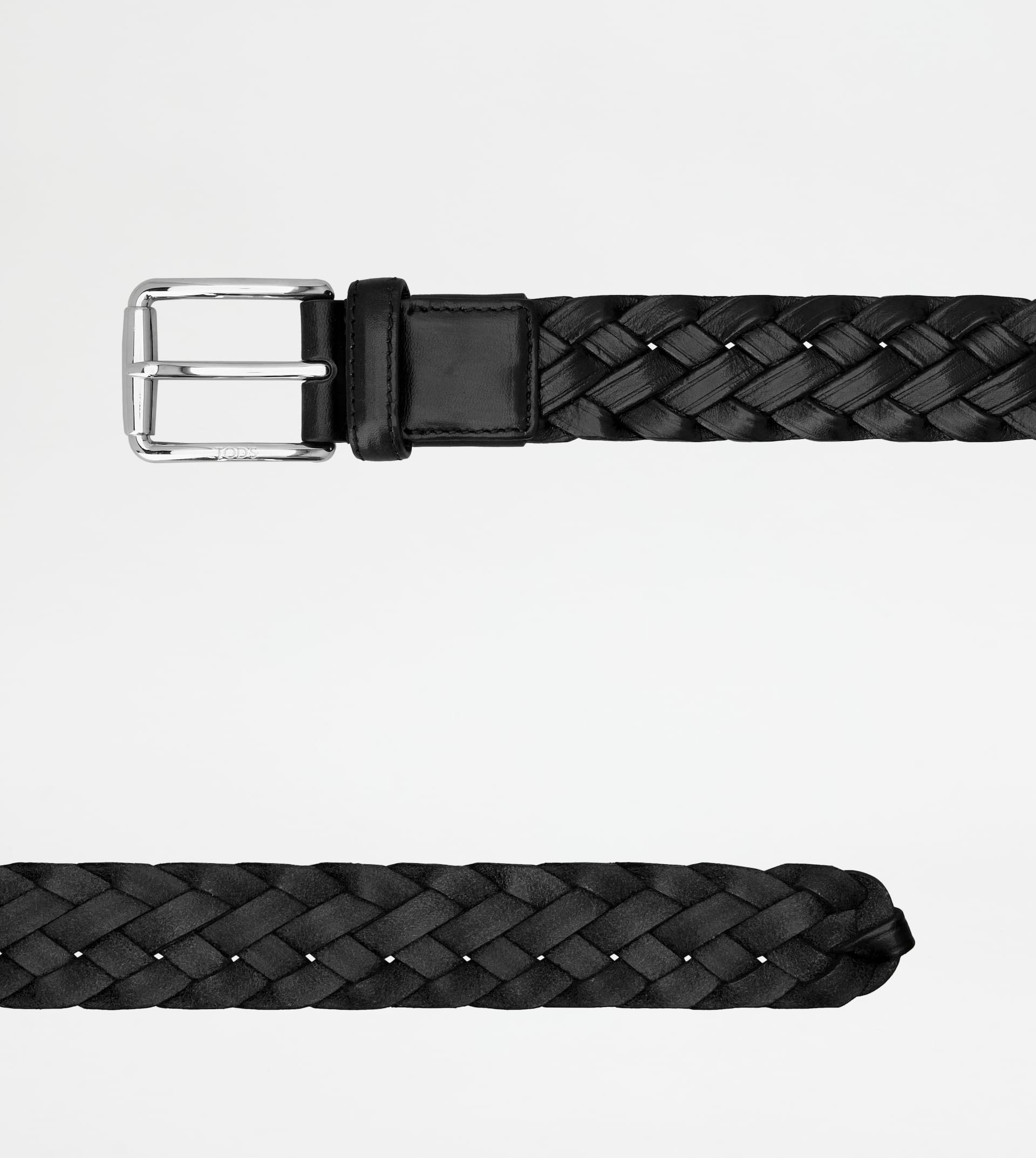 BELT IN LEATHER - BLACK - 2