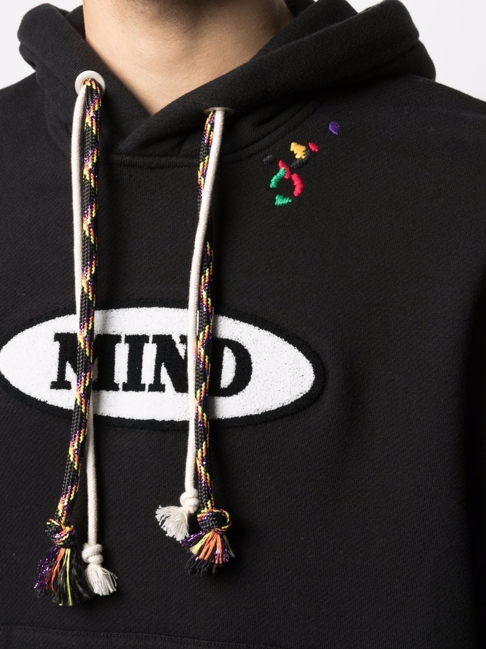 x Missoni Mind graphic logo embroidered hoodie - 5