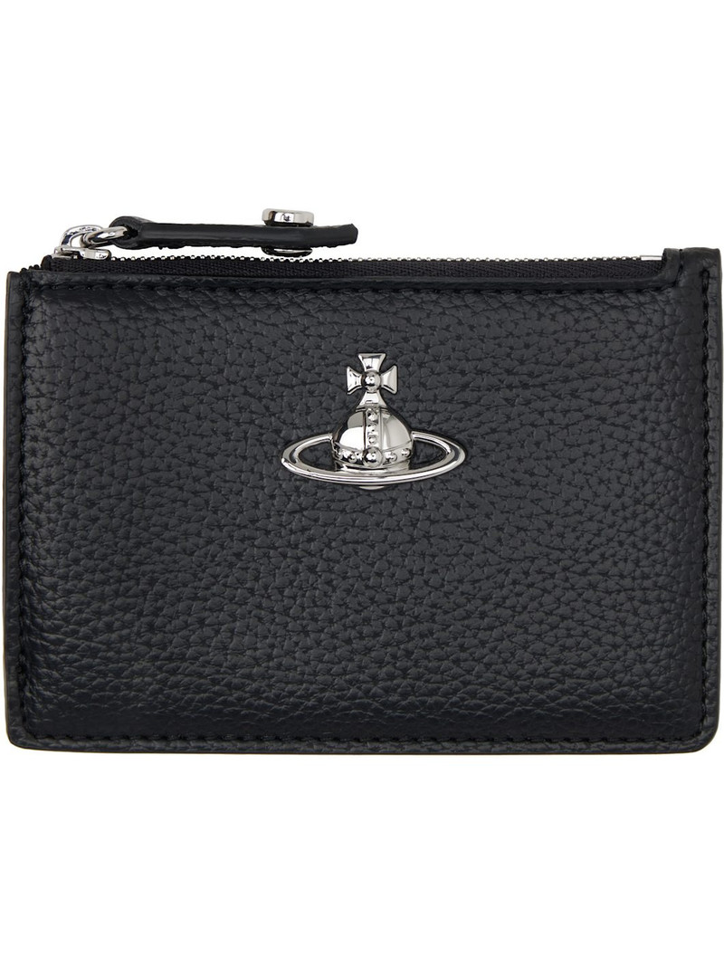 Black Slim LG Card Holder 1