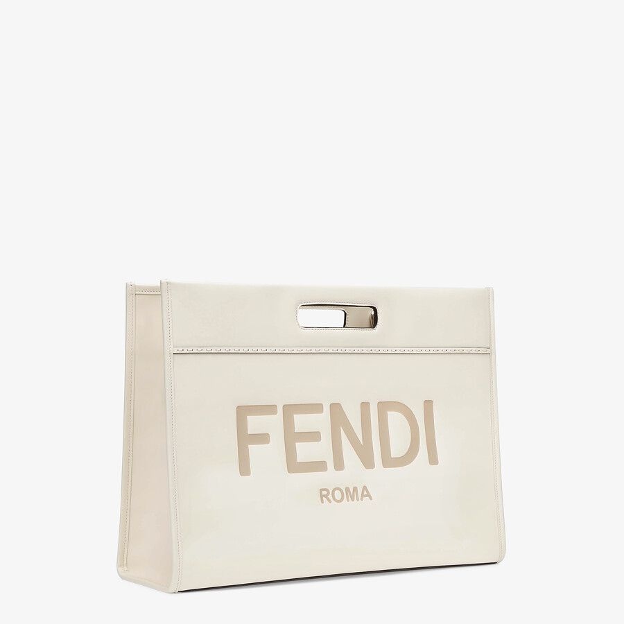 White leather shopper - 3