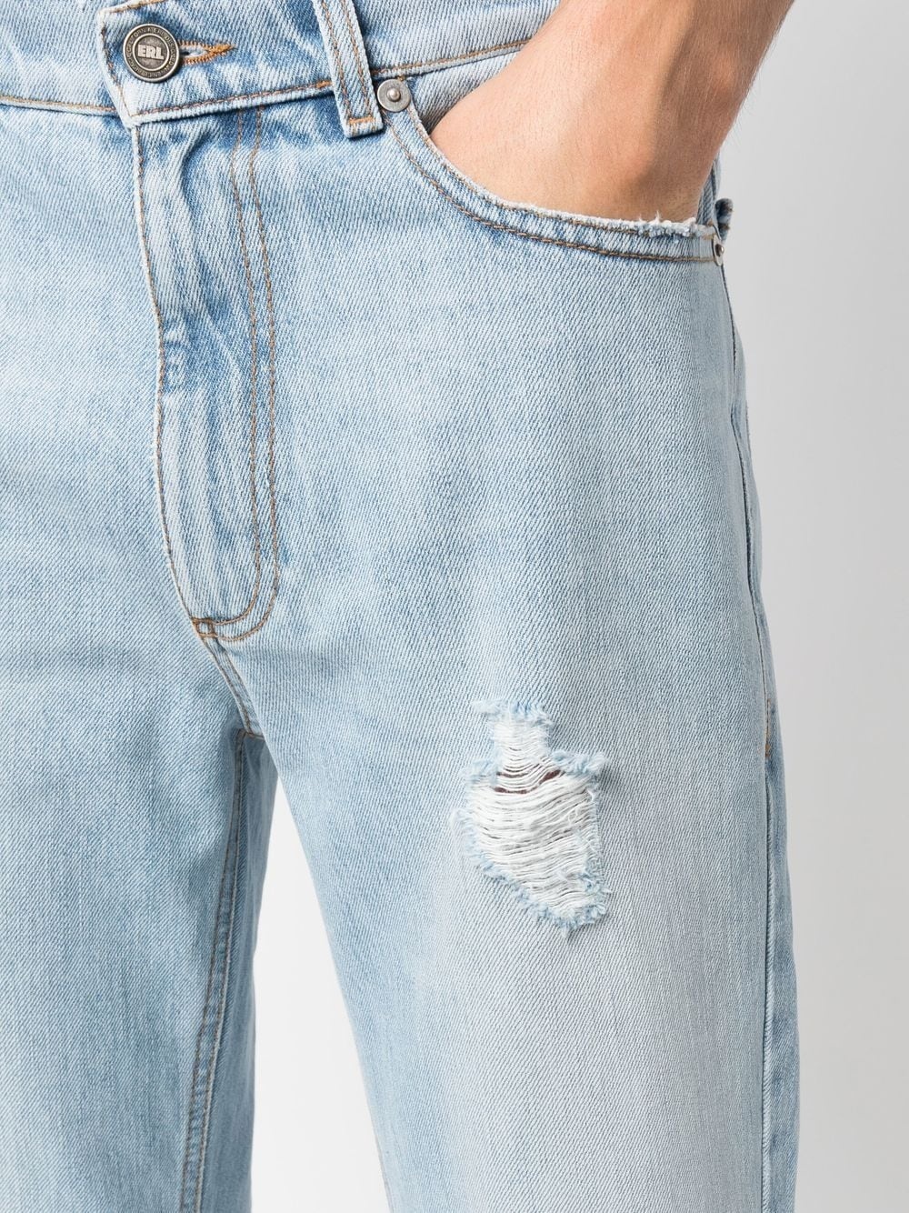 ripped flared jeans - 5