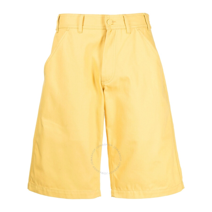Raf Simons Men's Yellow Denim Skate Shorts - 1