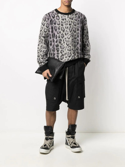 Rick Owens drawstring waist shorts outlook