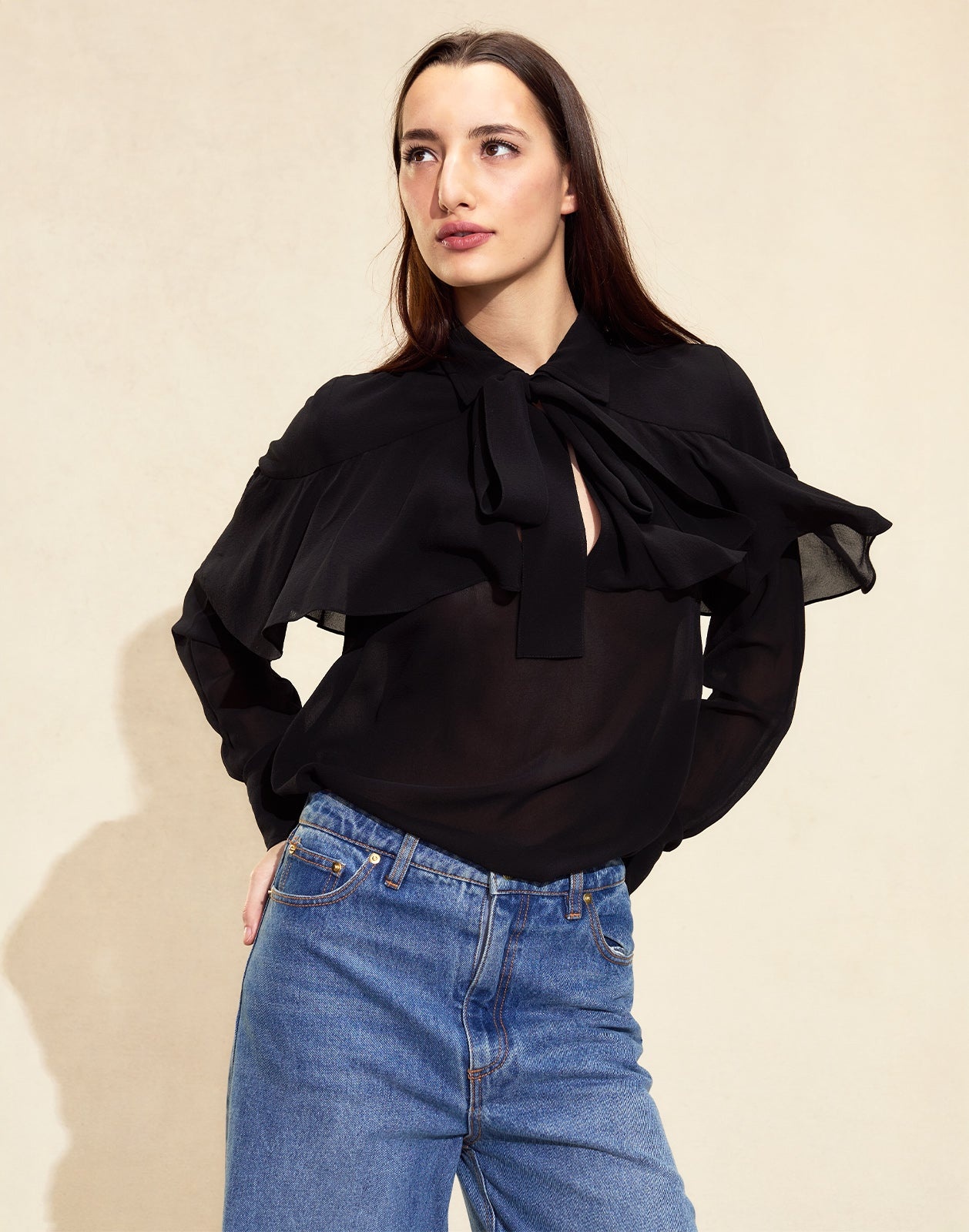 Camille Ruffle Blouse - 2