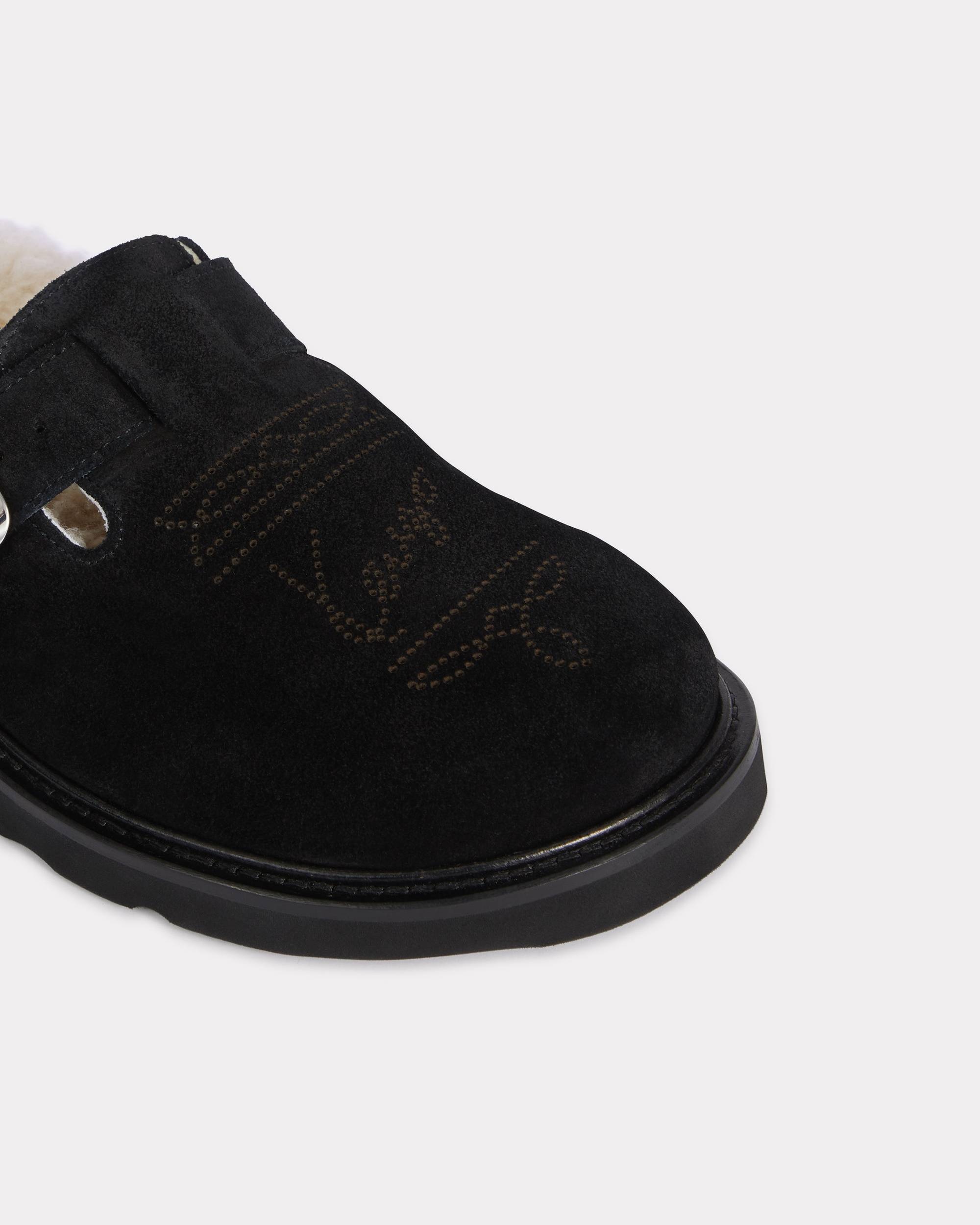 'KENZO Matto' clogs in suede leather - 4