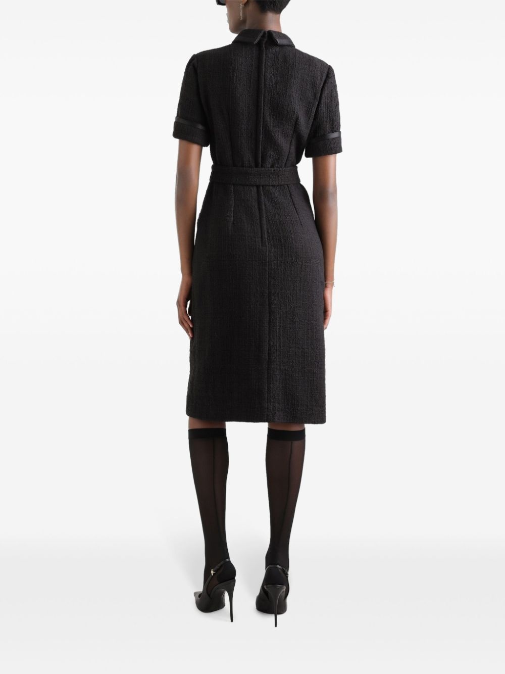 belted shirtdress - 3
