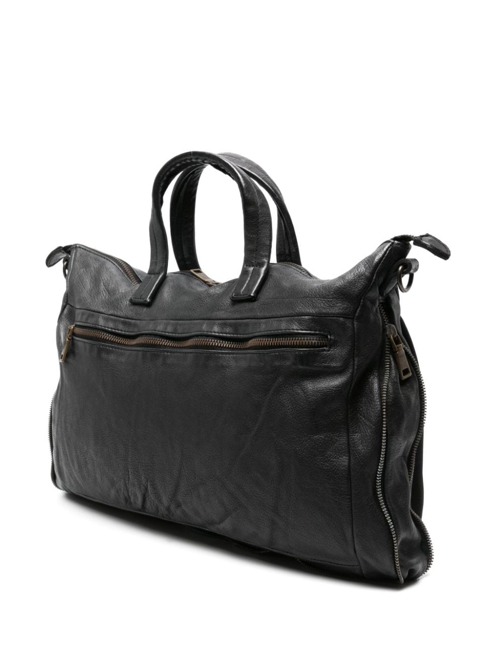 Helmet 046 leather briefcase - 2