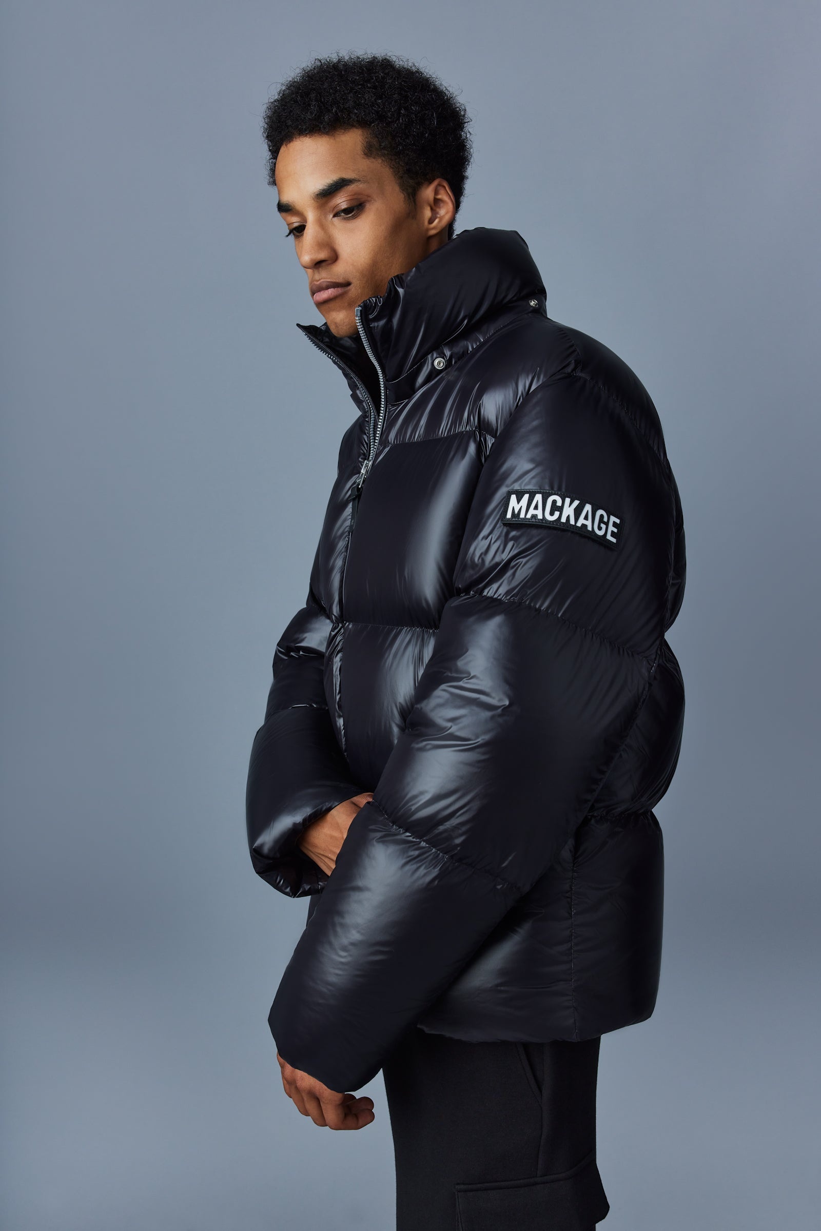 KENT-Z lustrous light down jacket with hood - 5