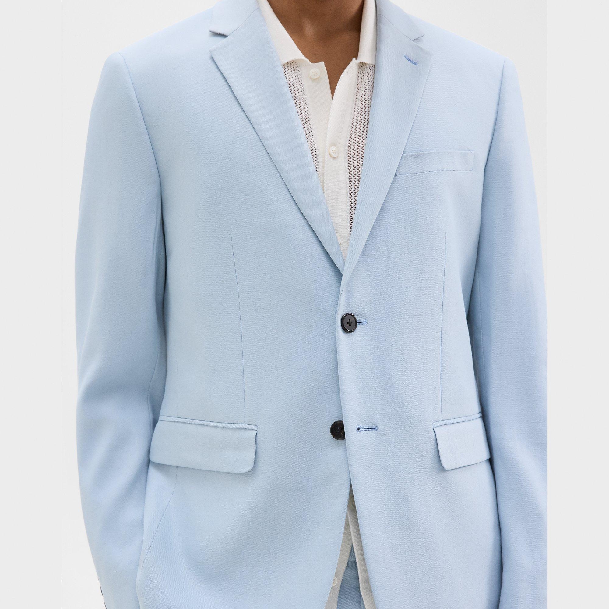 Morton Slim Blazer in Linen-Viscose - 5
