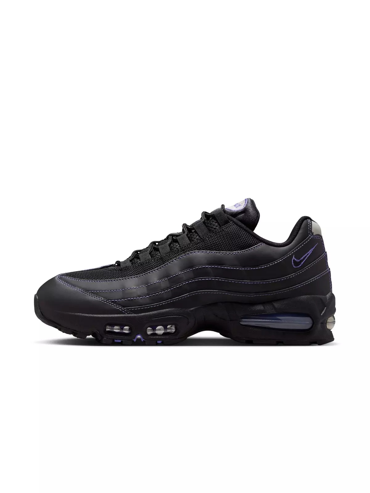 Air Max 95 OG "Black/Persian Violet/Wolf Grey" Men's Shoe - 3