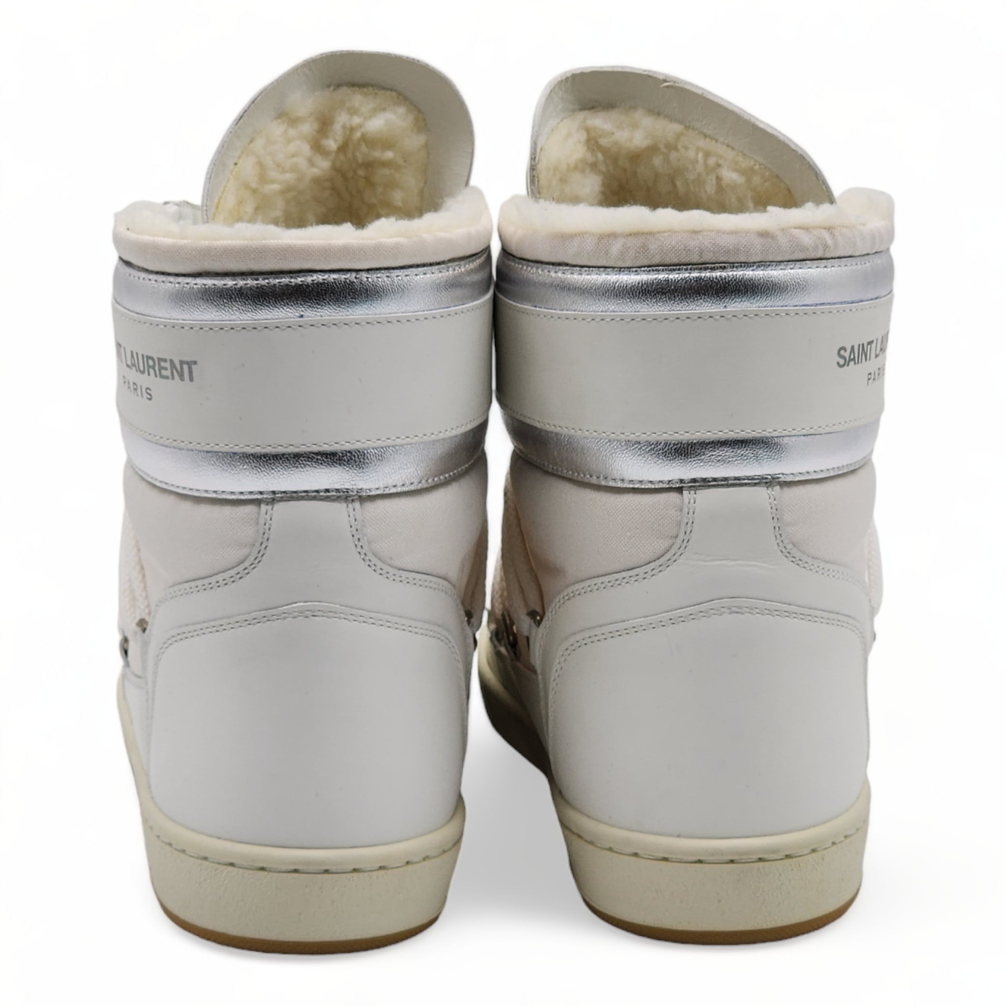 Saint Laurent Women's High Top Ski Sneakers - 4