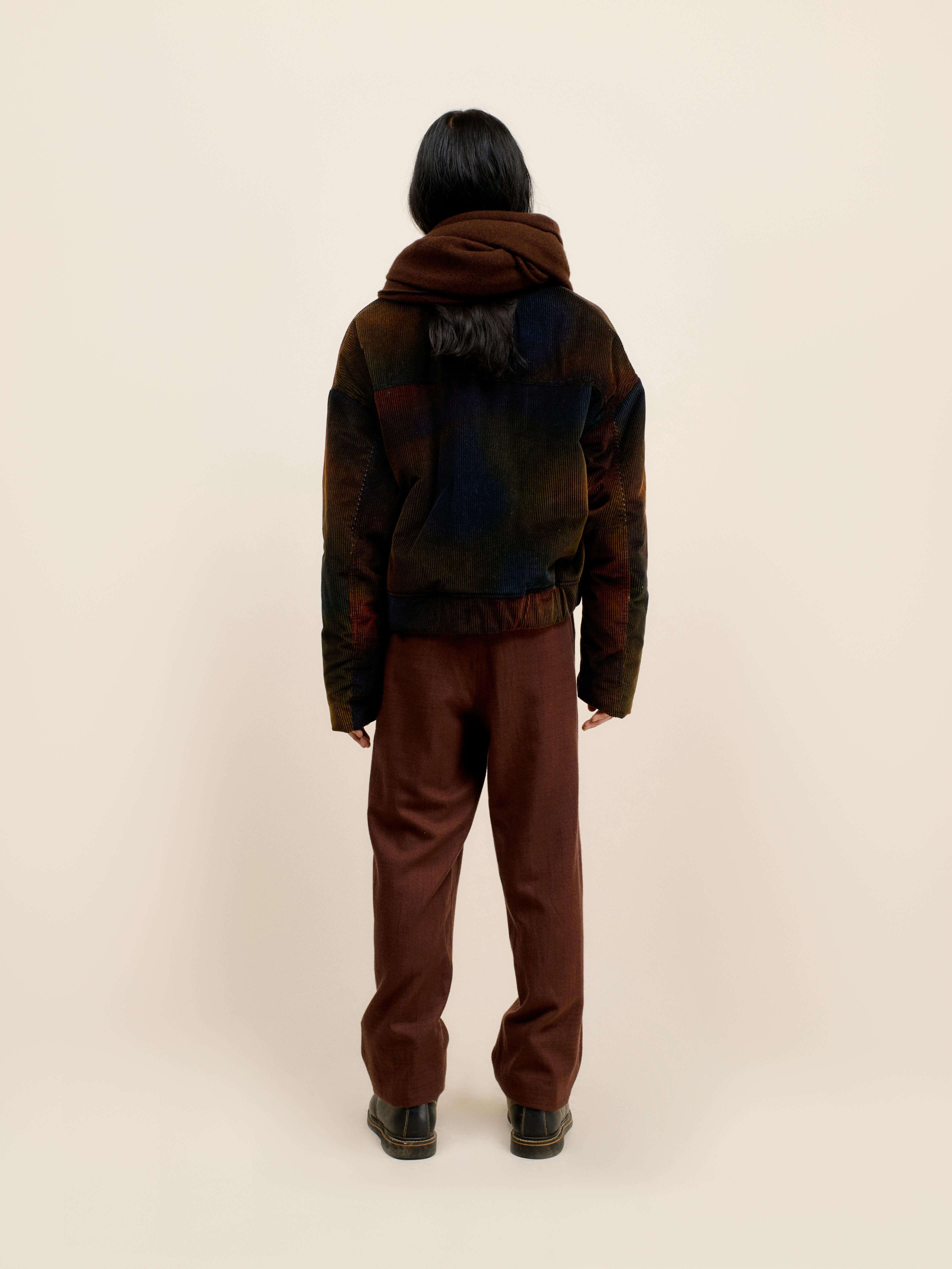 OMBRE CORD BOXY JACKET - 3
