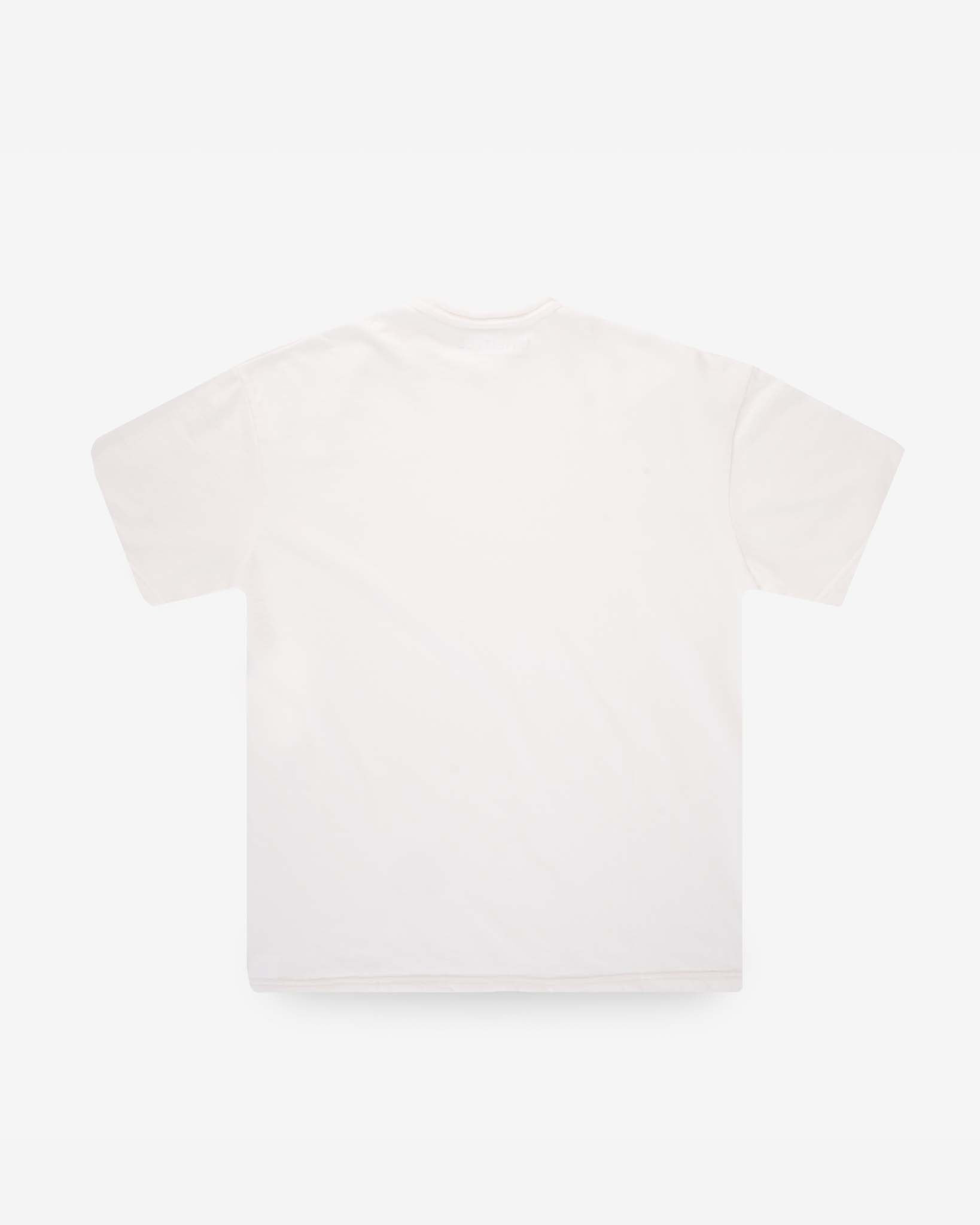 UTIL-BT-WHT UTILITEES - 10oz Mini Fleece Crew Neck T-Shirt - White - 4