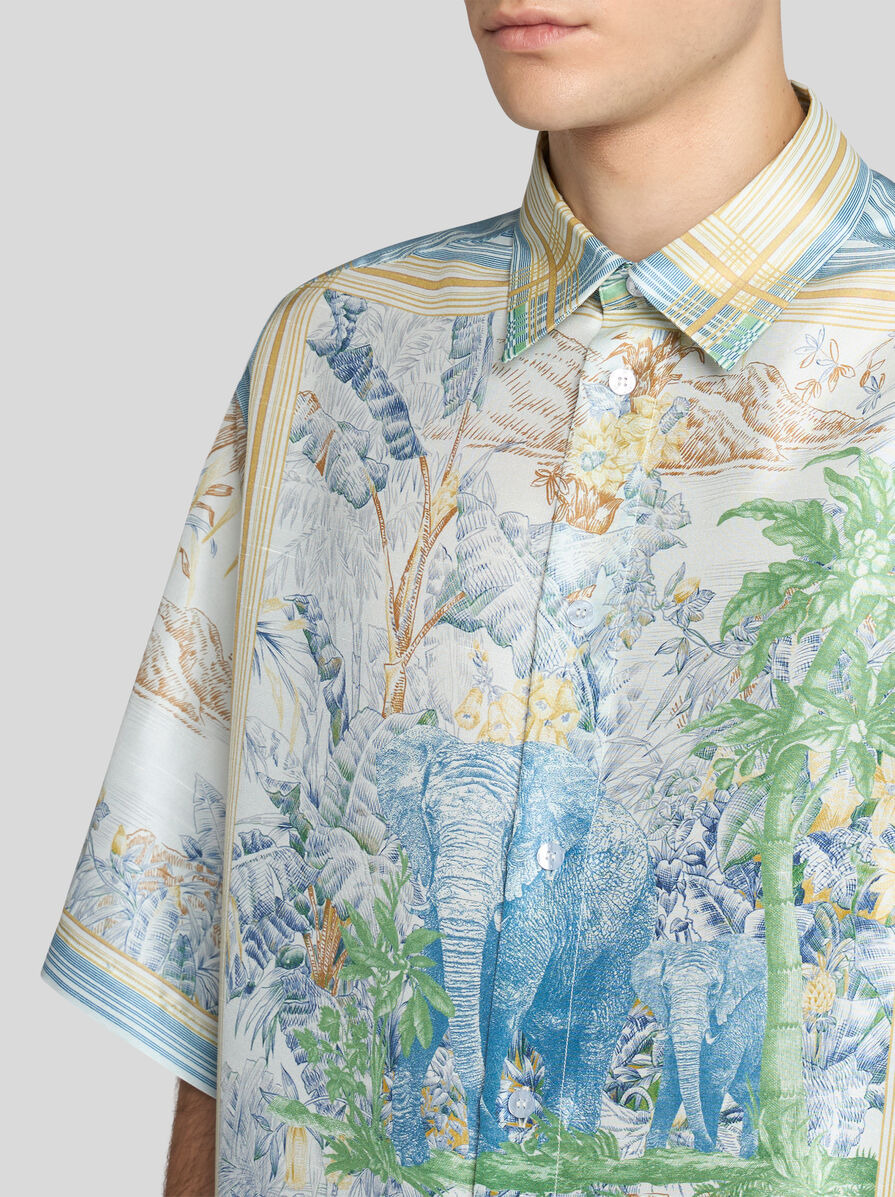 OVERSIZED SILK SHIRT - 3