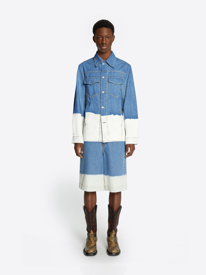 Dries Van Noten BLEACH DENIM BERMUDA outlook
