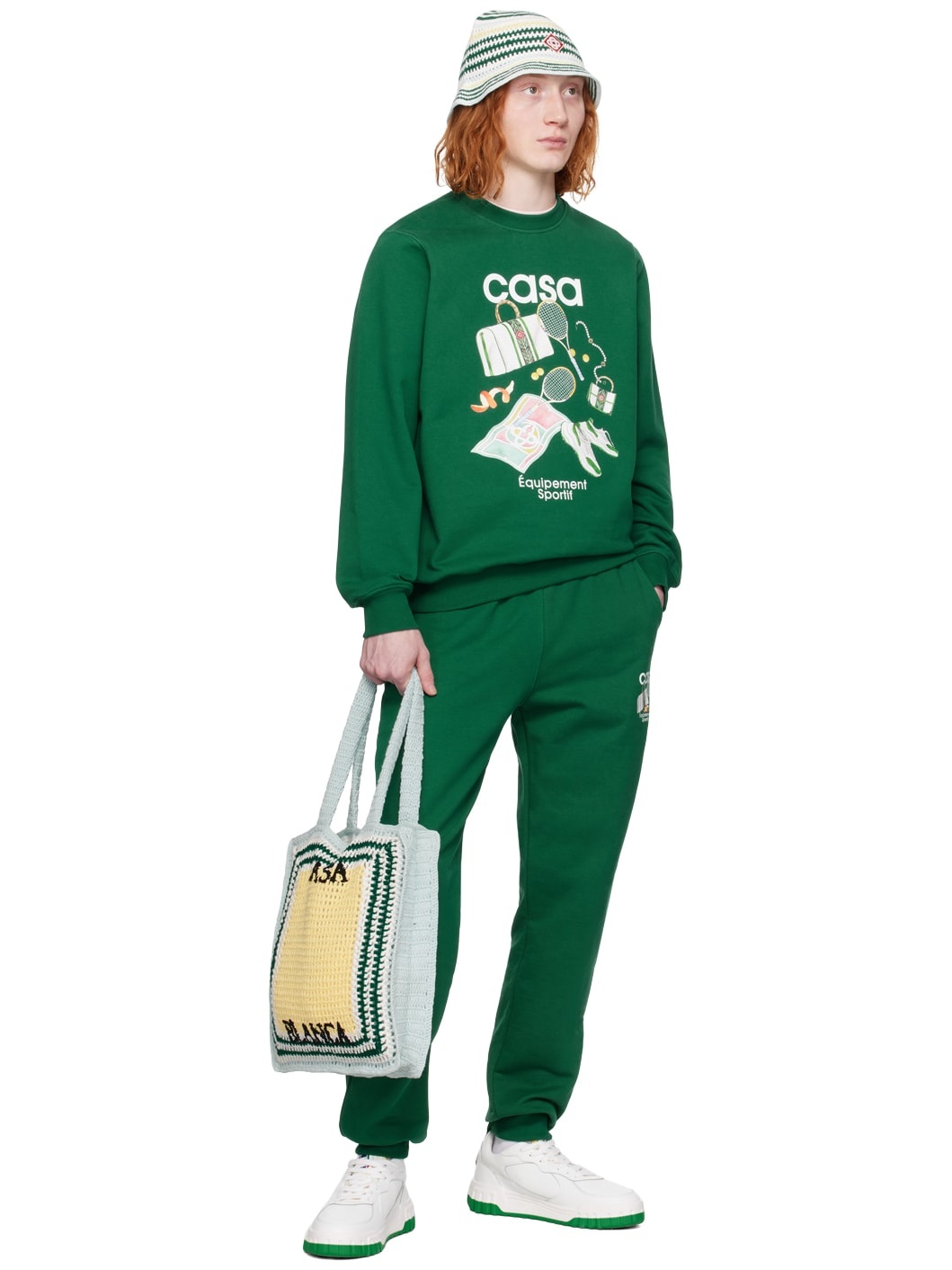 Green 'Equipement Sportif' Sweatshirt - 4