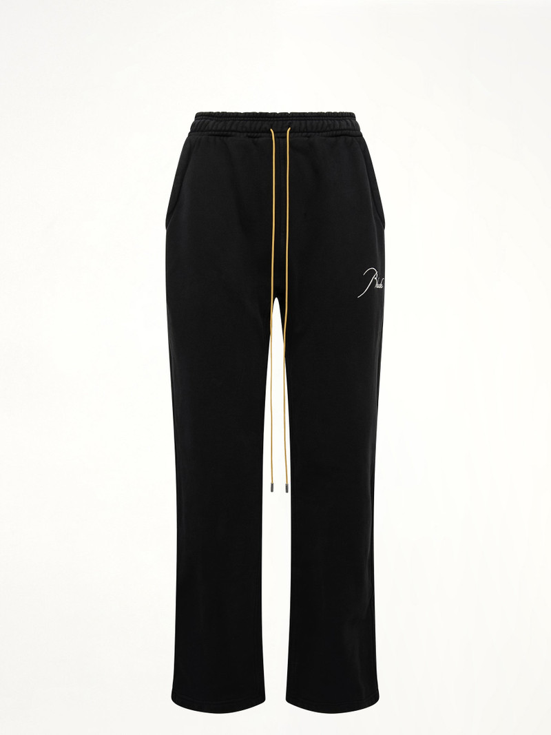 Rhude Classique Sweatpant in Black/White outlook