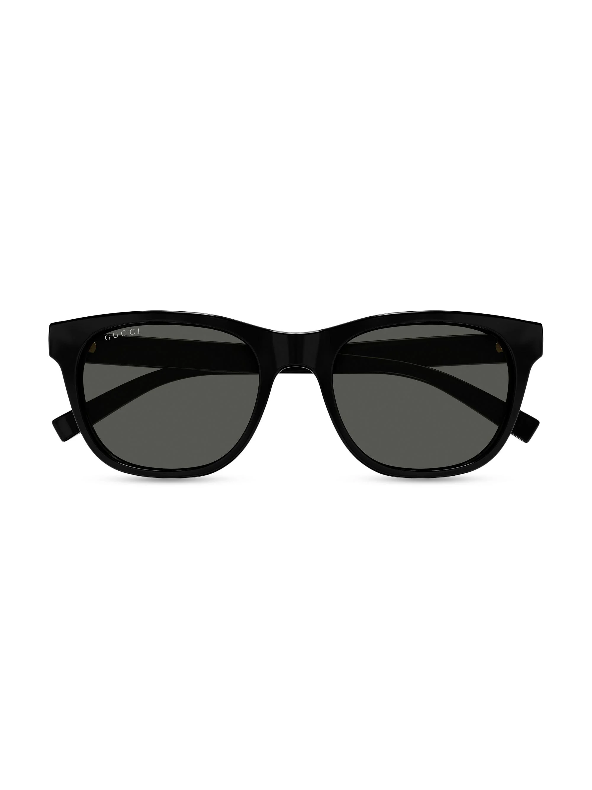 Men's Lines 54MM Square Sunglasses - Black - 1