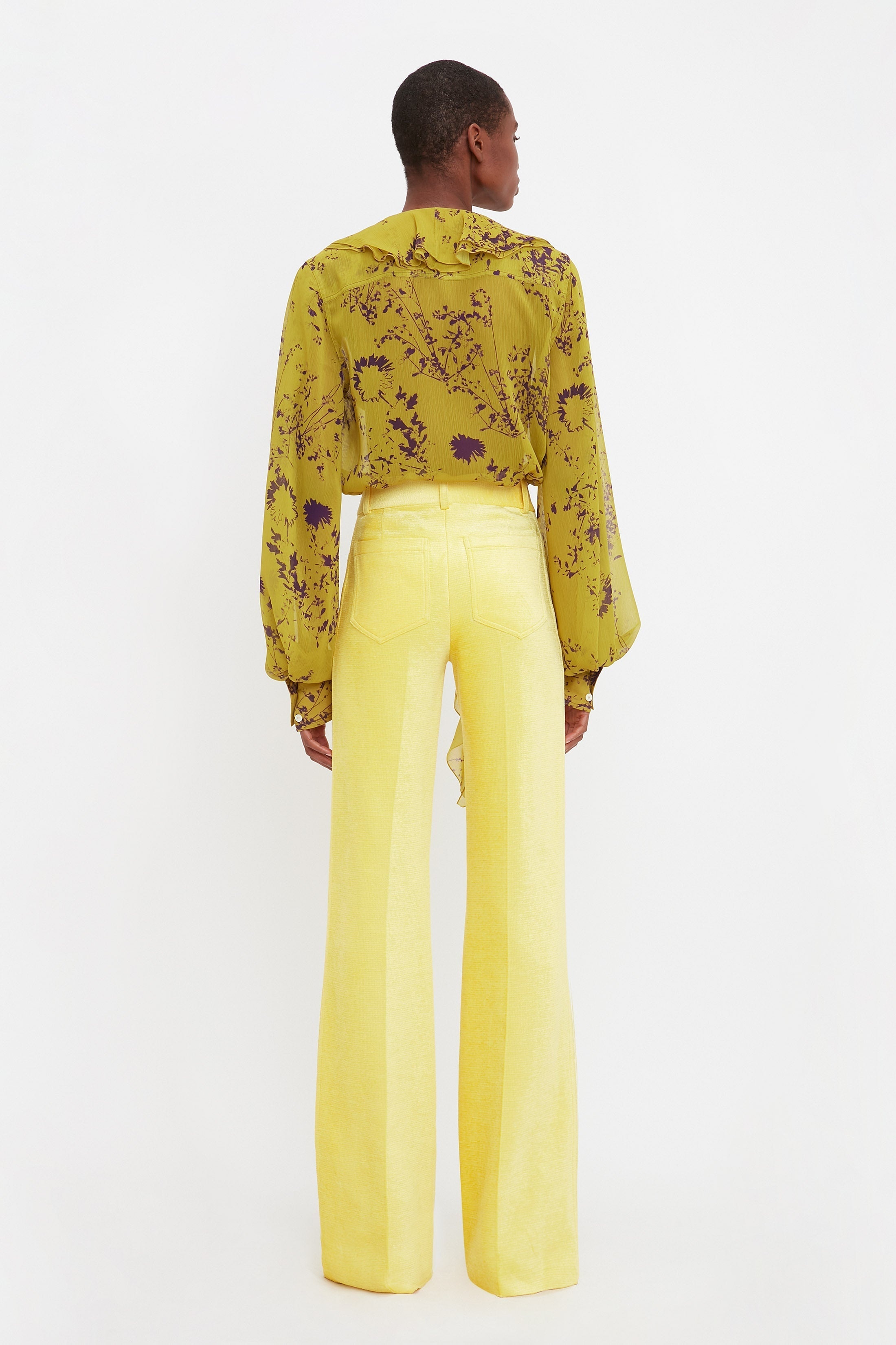 TOM FORD high-waisted tailored trousers - Yellow