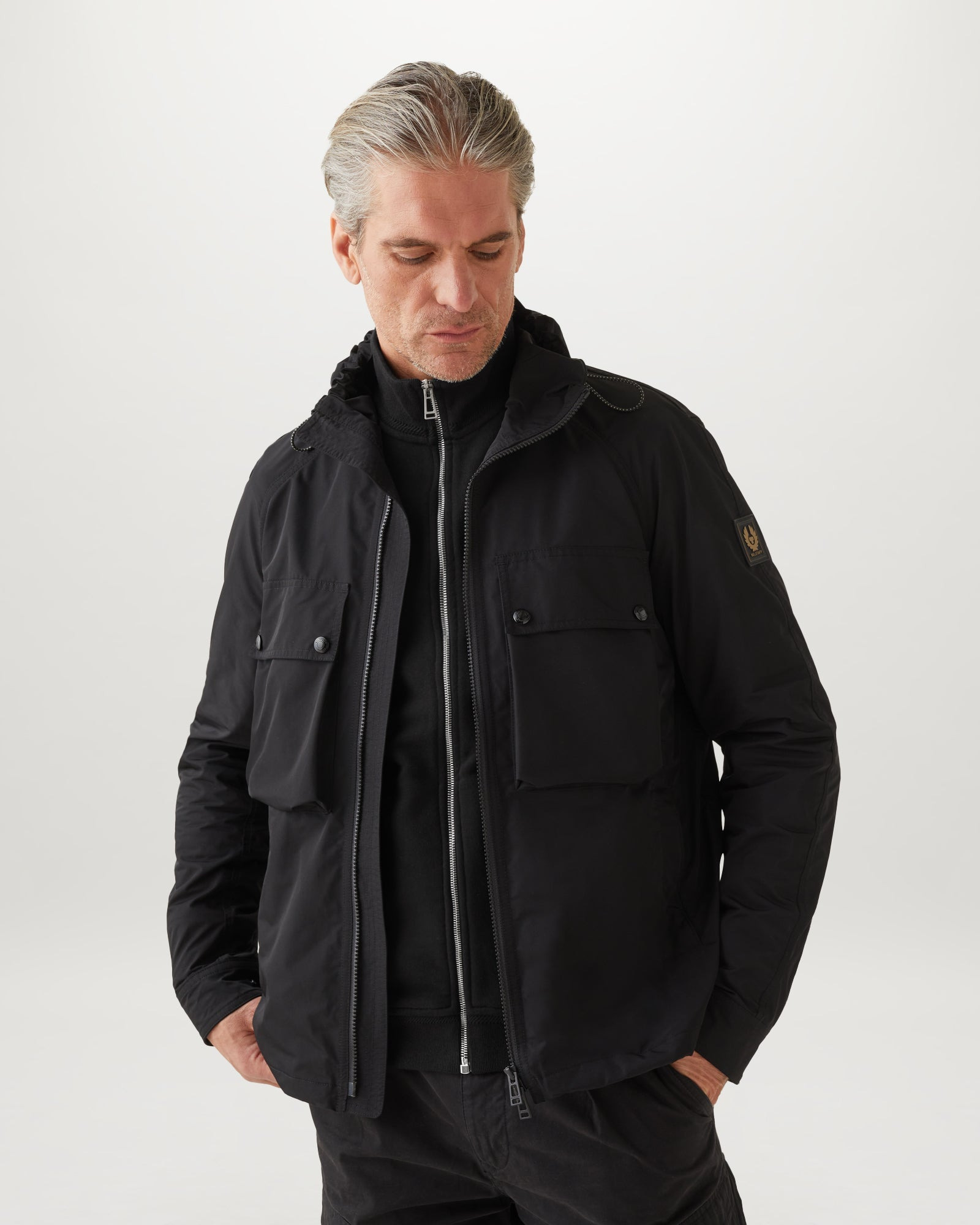 BELSTAFF FULL ZIP SWEATSHIRT - 5