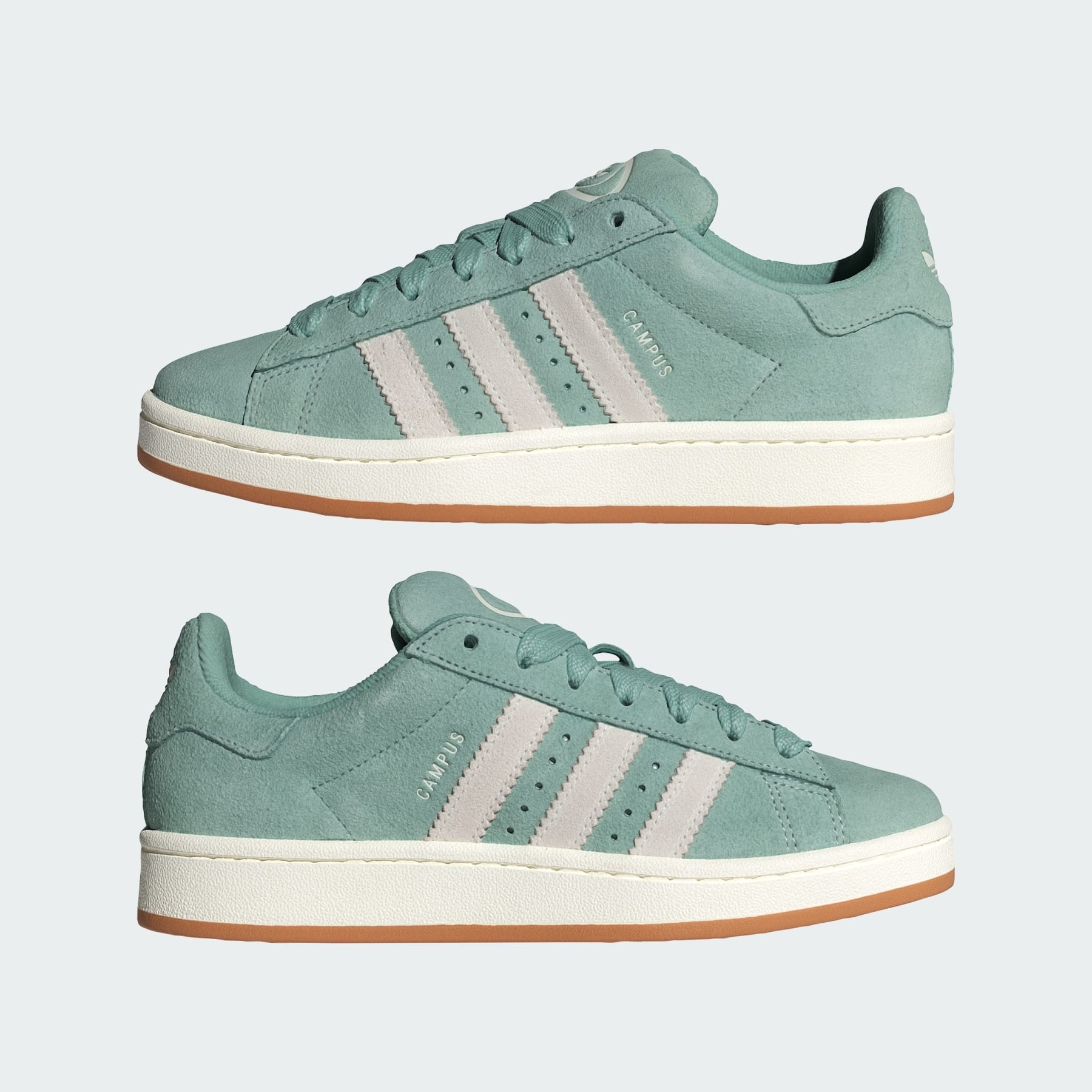 adidas gazelle silver green womens adidas Originals Campus 00s Shoes 6.5 / Green White main image 0