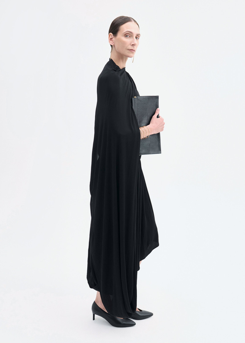 Asymmetric Dress in Viscose Jersey 3