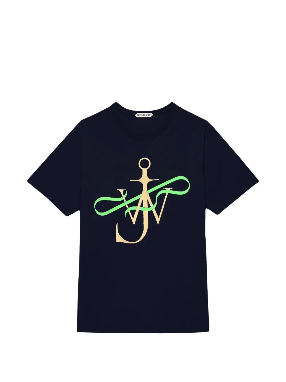 anchor-motif cotton T-shirt - 1