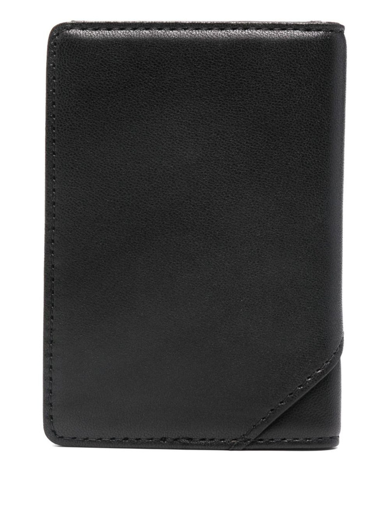 EMPORIO ARMANI logo-detail leather wallet outlook
