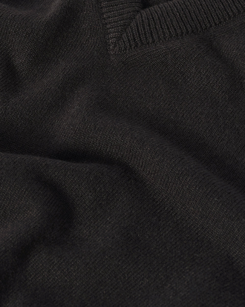 Classic Cashmere Grey V Neck Jumper - 6