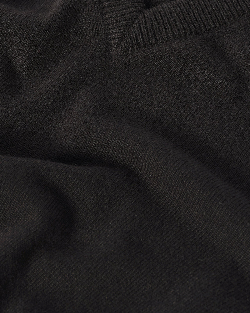 Classic Cashmere Grey V Neck Jumper 6