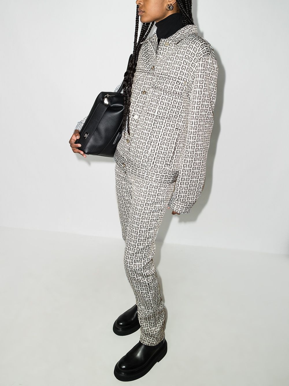 4G jacquard denim jacket - 5