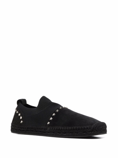 JIMMY CHOO star-stud slip-on sneakers outlook