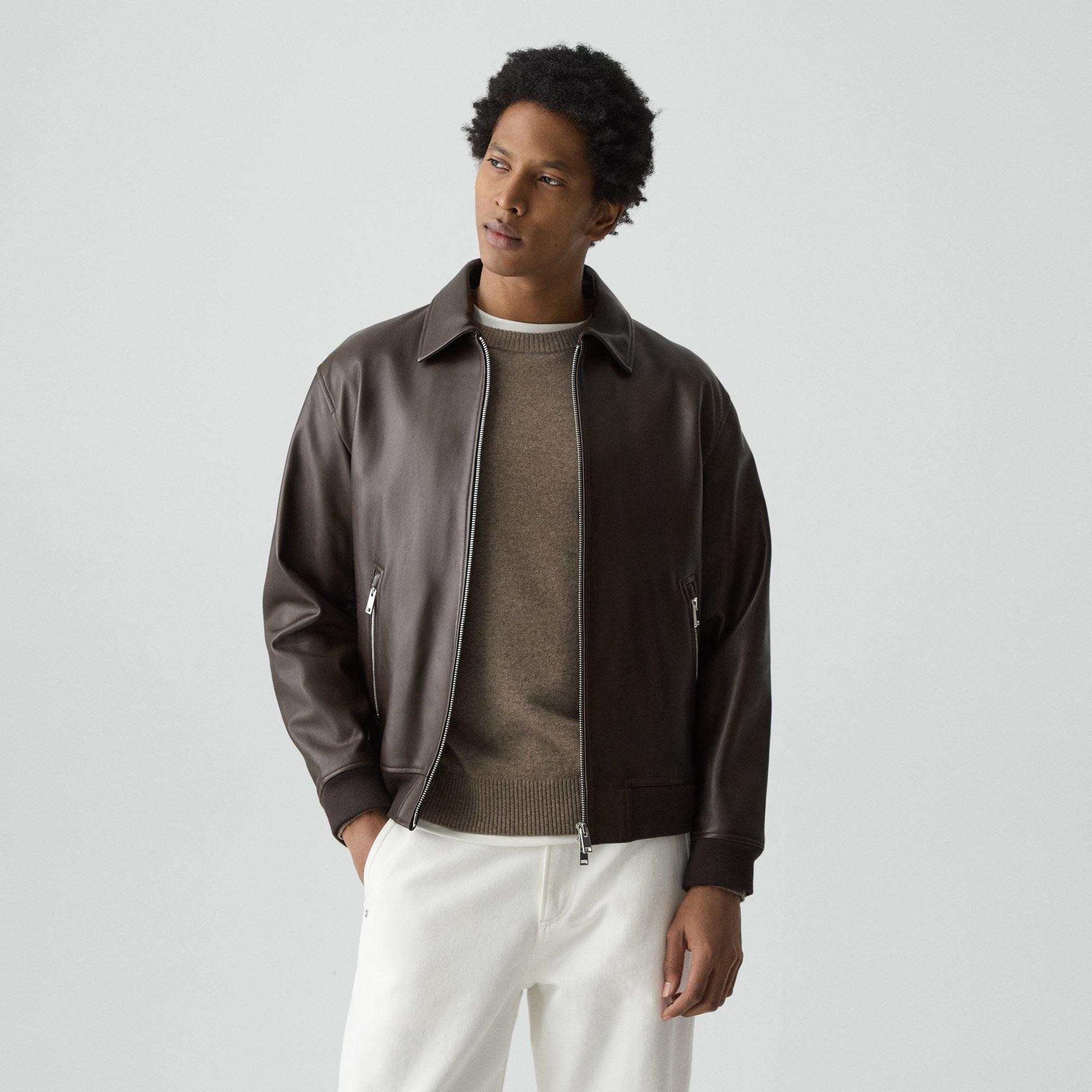 Wyatt Zip Jacket in Leather - 3