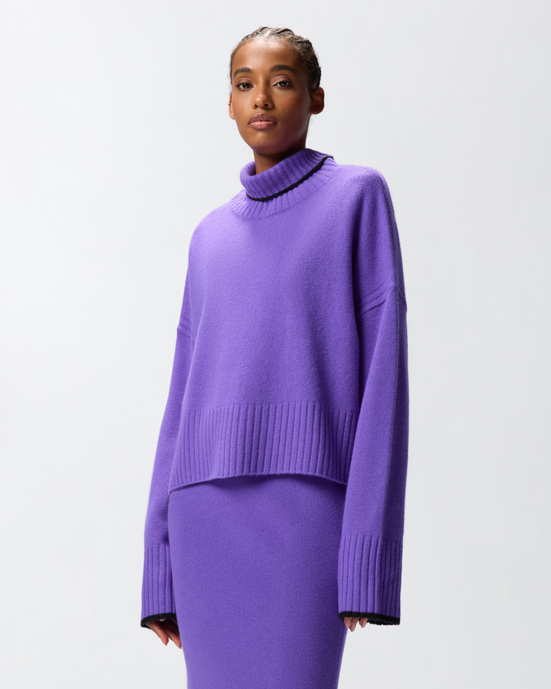 PINKO KNIT POLO-NECK SWEATER outlook