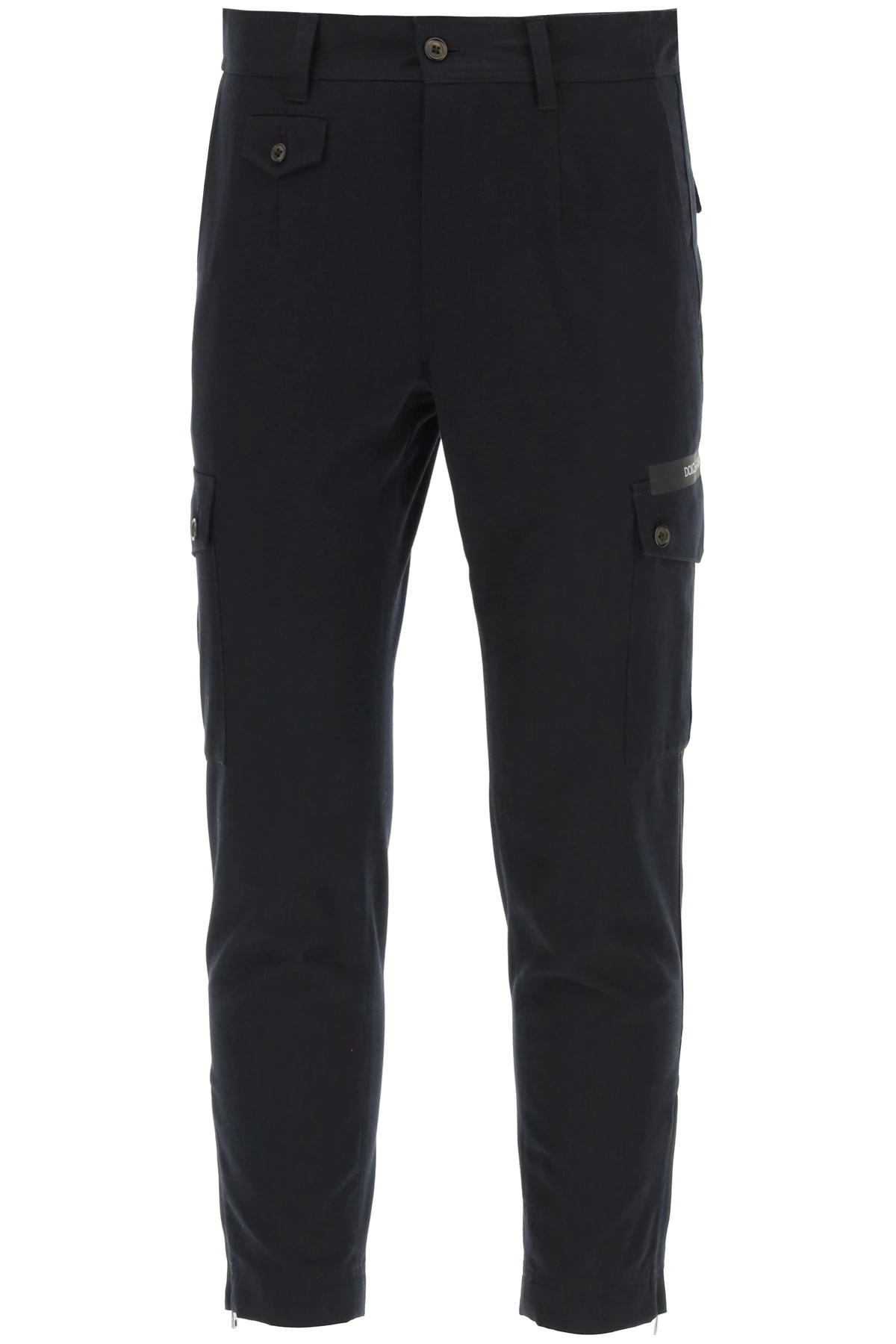 COTTON CARGO TROUSERS - 1