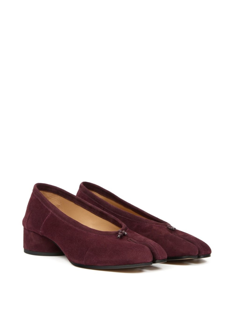 Maison Margiela Tabi block-heel suede pumps outlook