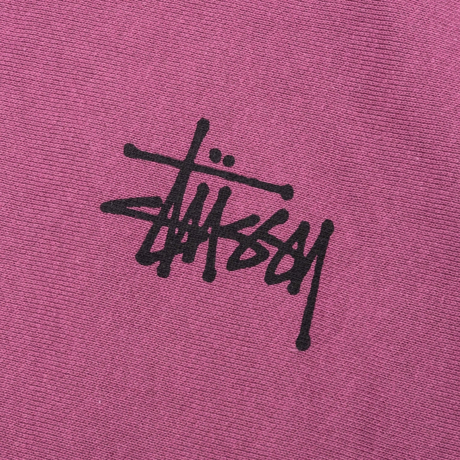 BASIC STUSSY HOODIE - BERRY - 4