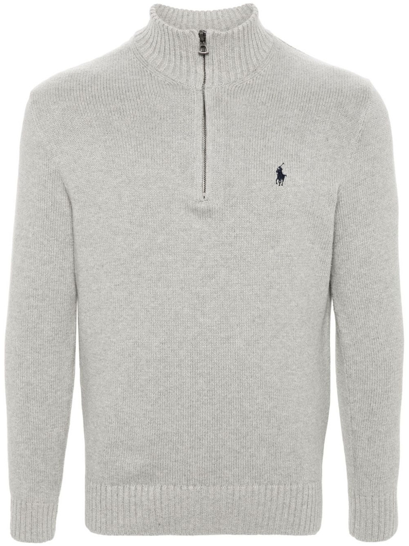 Polo-Pony-embroidery cotton jumper 1