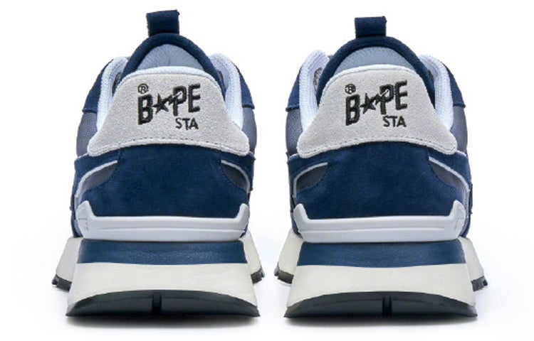 A BATHING APE ROAD STA EXPRESS Leather Low 'Blue' 1I70-191-014-BLUE - 3