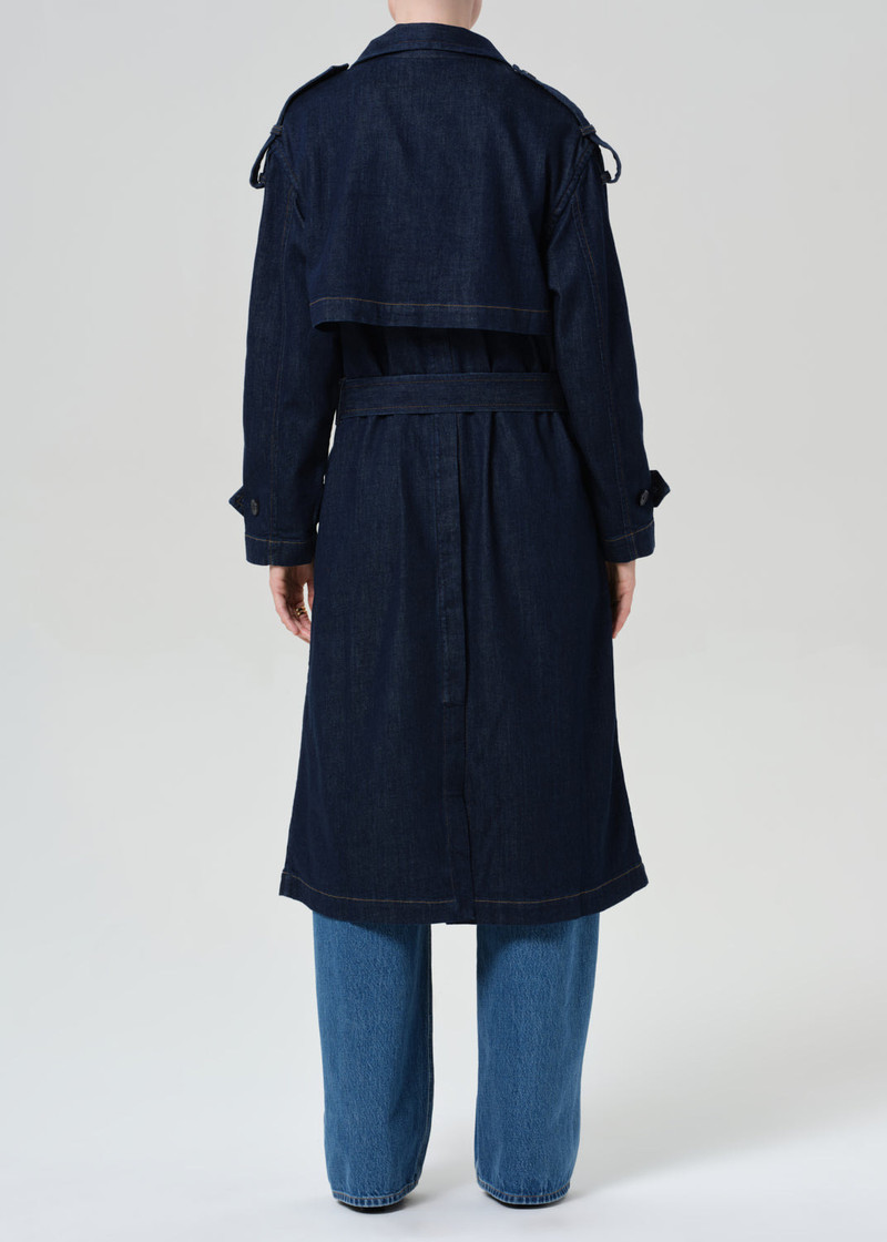 Eva Long Trench Coat In Amherst 3