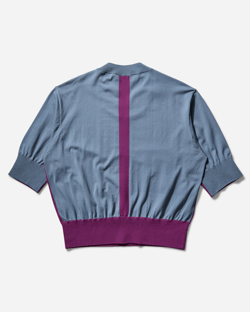 Kiko Kostadinov Men's Zafar Knitted Top Chinese Purple / Dusty Blue outlook