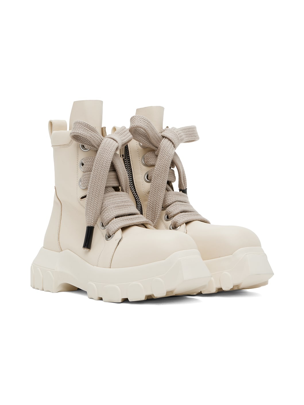 Off-White Jumbo Laced Bozo Tractor Boots - 4