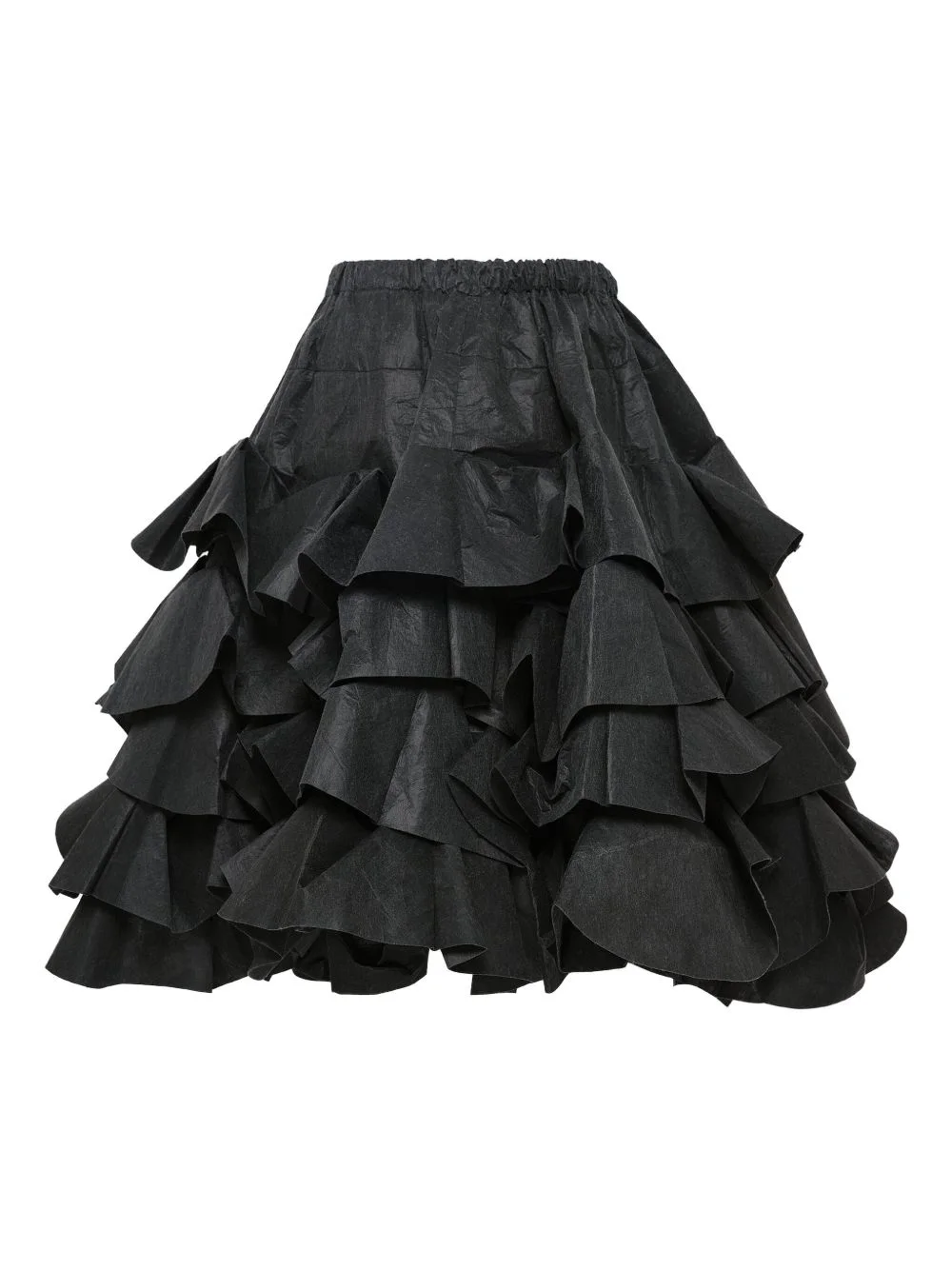 ruffled midi skirt - 1