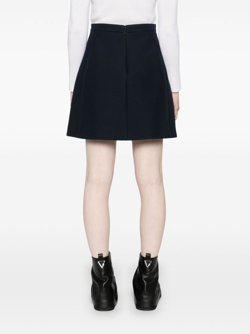 VLogo A-line miniskirt - 4