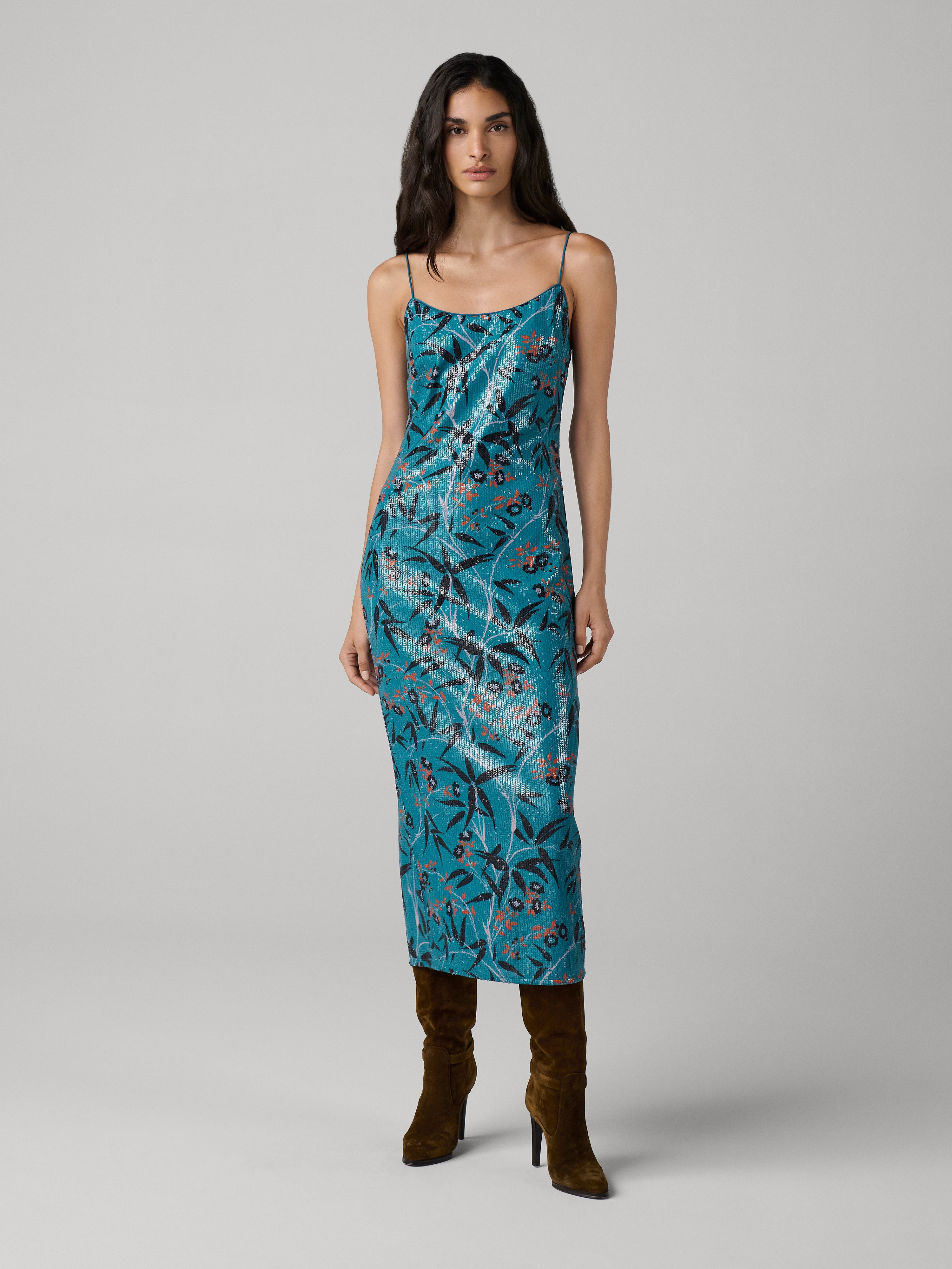Jane Sequin Slip Dress - 2