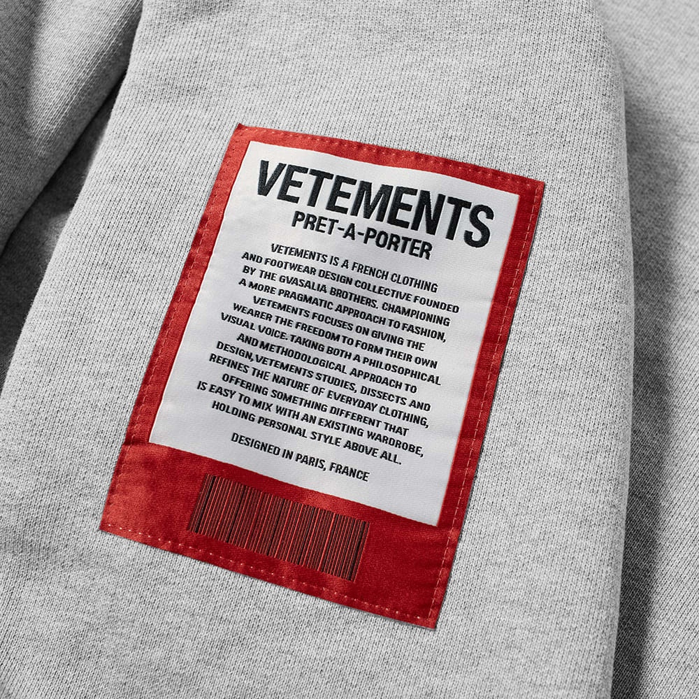 VETEMENTS Oversize Logo Patch Hoody - 3