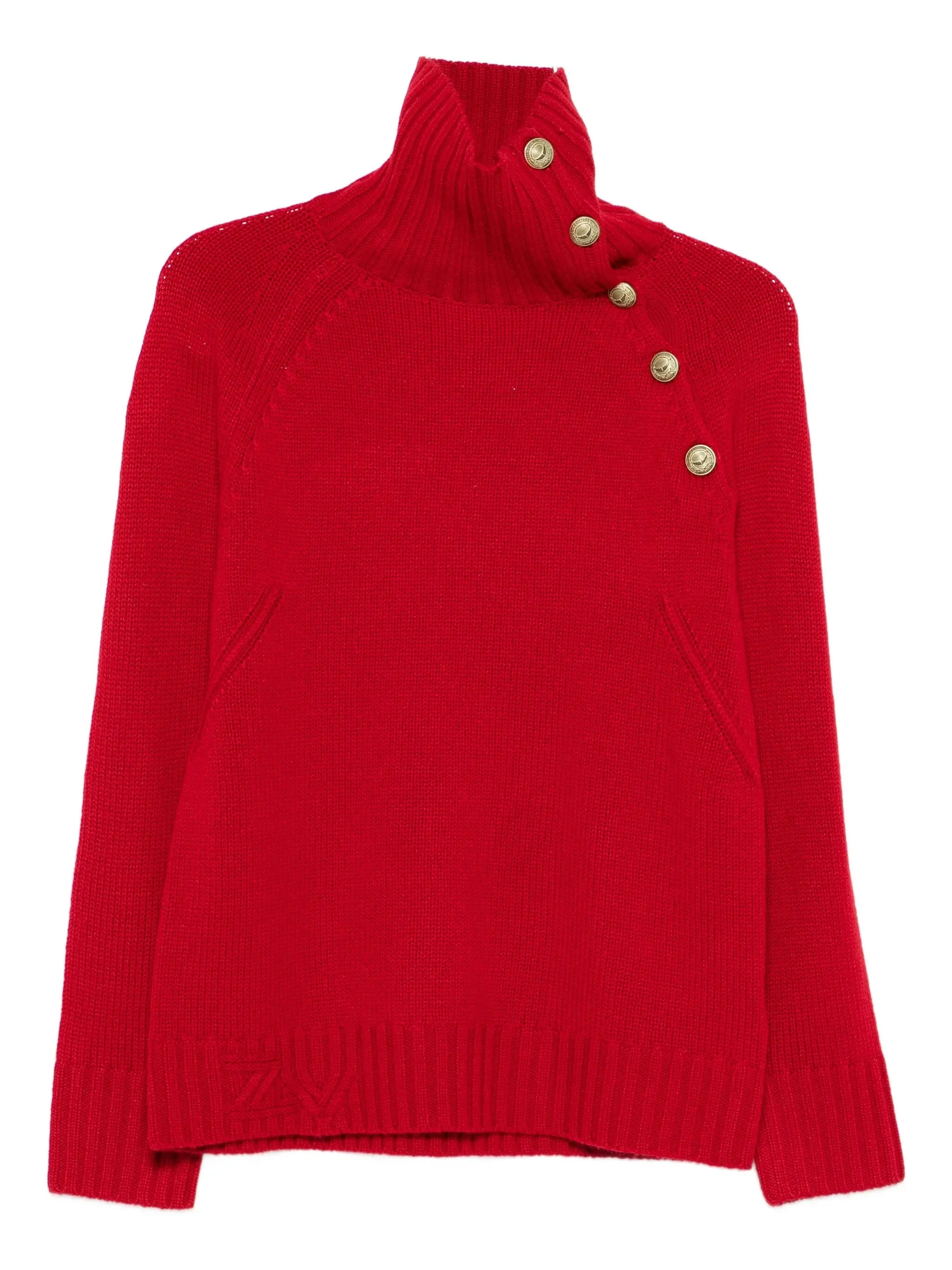 Zadig & Voltaire High-neck Button-detail Sweater - 1