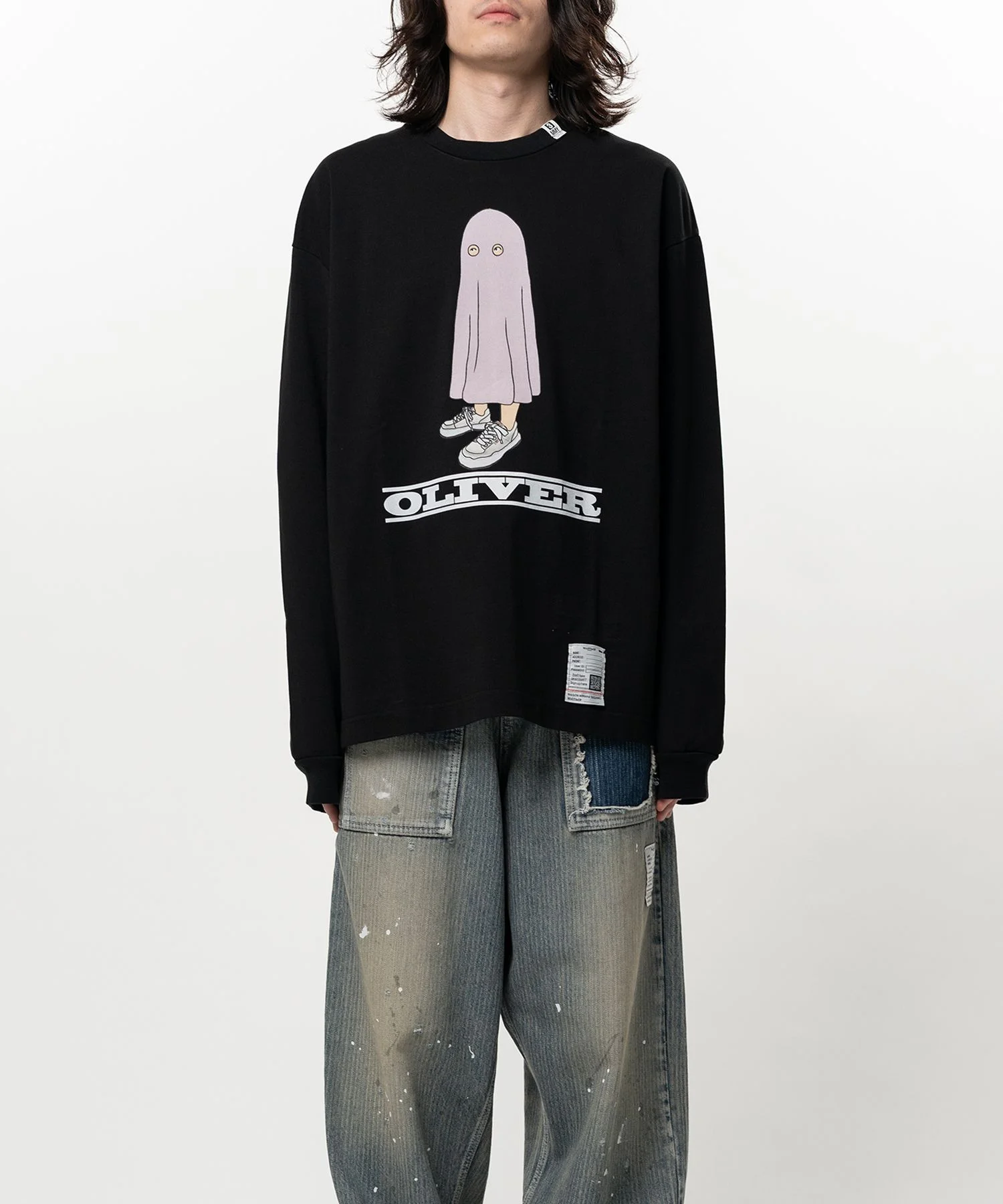 OLIVER Printed Long Sleeve T-shirt - 1