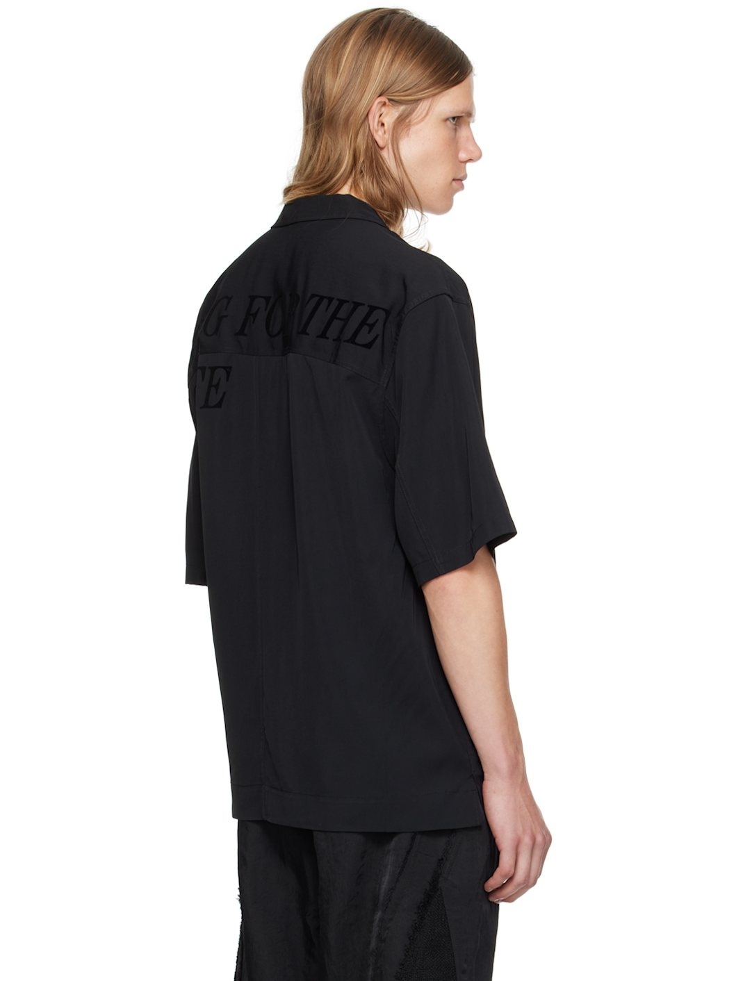 Black 'SFTM' Shirt - 3